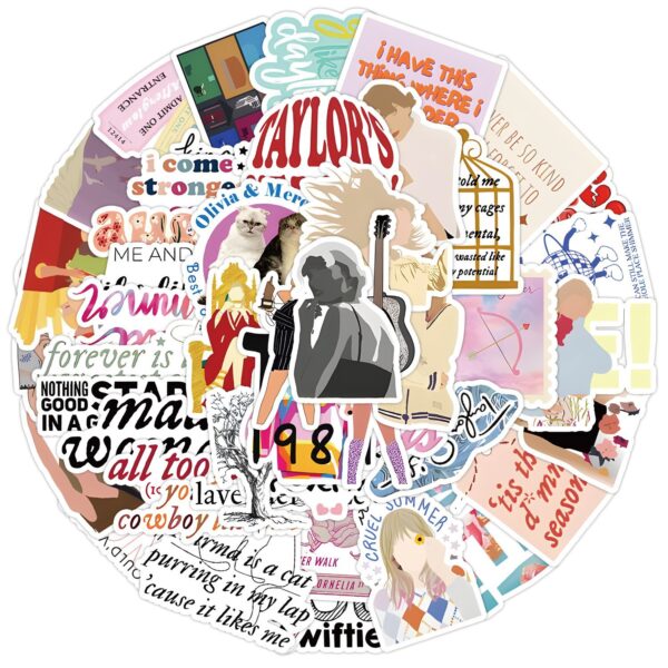 qw0754a 50PCS/pack Taylor Alison Swift stickers