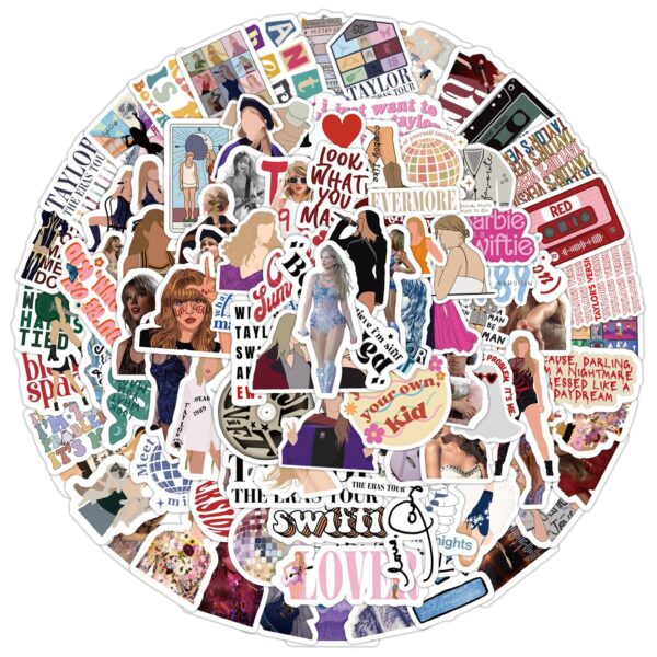 qw0754a 50PCS/pack Taylor Alison Swift stickers