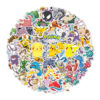 qw0582a 100pcs/pack Pokemon stickers